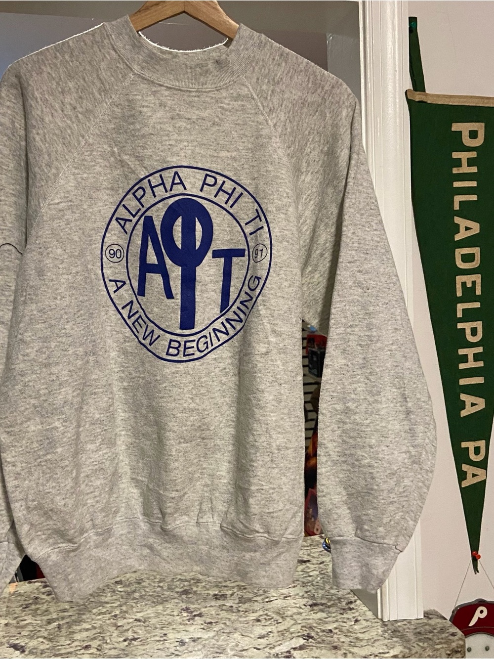 Vintage Alpha Phi Ti Concordia Crewneck
